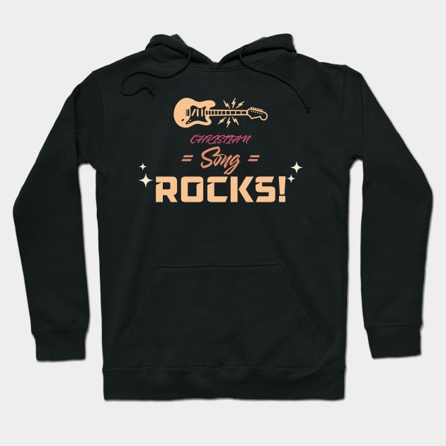 Christian Song Rocks! Hoodie by Suimei